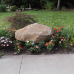stone with flowers 1